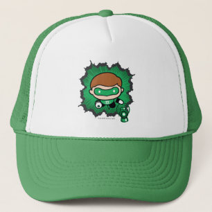 Chibi Green Lantern vliegt door de ruimte Trucker Pet