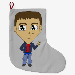 chibi grote kerstsok