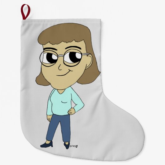 chibi grote kerstsok (Voorkant)