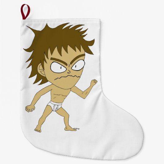 chibi grote kerstsok (Voorkant)