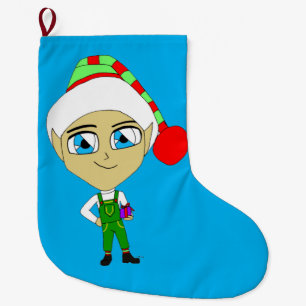 chibi grote kerstsok
