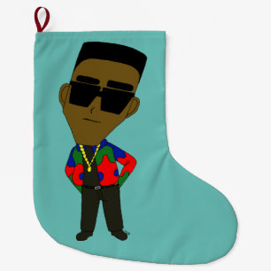 chibi grote kerstsok