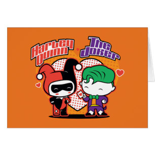 Chibi Harley Quinn & Chibi Joker Coeurs