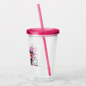 Chibi Harley Quinn en Chibi Catoman met katten Acryl Drinkbeker (Links)