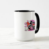 Chibi Harley Quinn en Chibi Catoman met katten Mok (Voorkant rechts)