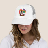 Chibi Harley Quinn en Chibi Joker Hearts Trucker Pet (In situ)