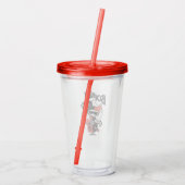 Chibi Harley-Quinn-In-A-Box met Hammer Acryl Drinkbeker (Achterkant)