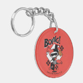 Chibi Harley-Quinn-In-A-Box met Hammer Sleutelhanger (Voorkant Links)