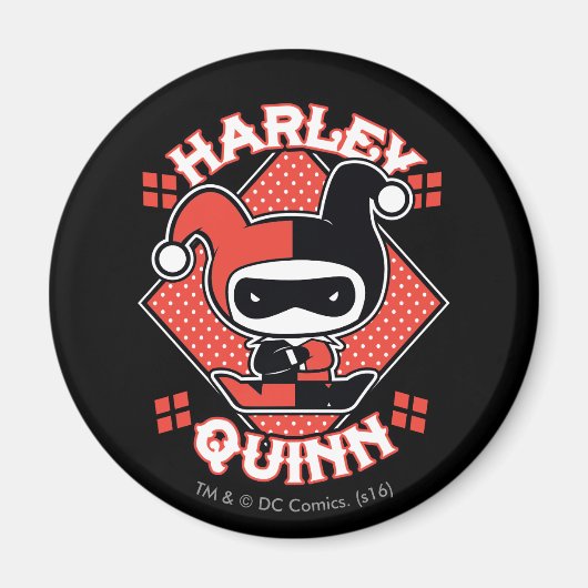 Chibi Harley Quinn Splits Magneet (Voorkant)