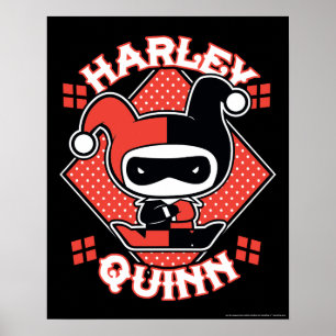 Chibi Harley Quinn Splits Poster