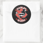 Chibi Harley Quinn Splits Ronde Sticker (Tas)