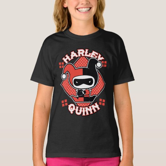 Chibi Harley Quinn Splits T-shirt (Voorkant)