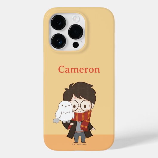 Chibi HARRY POTTER™ & Hedwig Case-Mate iPhone Case (Achterkant)