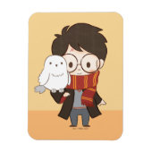 Chibi HARRY POTTER™ & Hedwig Magneet (Verticaal)