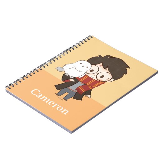 Chibi HARRY POTTER™ & Hedwig Notitieboek (Linkerzijde)
