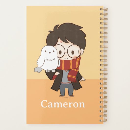 Chibi HARRY POTTER™ & Hedwig Planner (Achterkant)