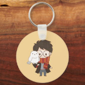 Chibi HARRY POTTER™ & Hedwig Sleutelhanger (Achterkant)