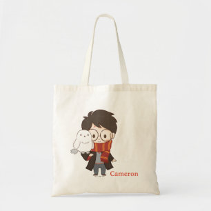 Chibi HARRY POTTER™ & Hedwig Tote Bag