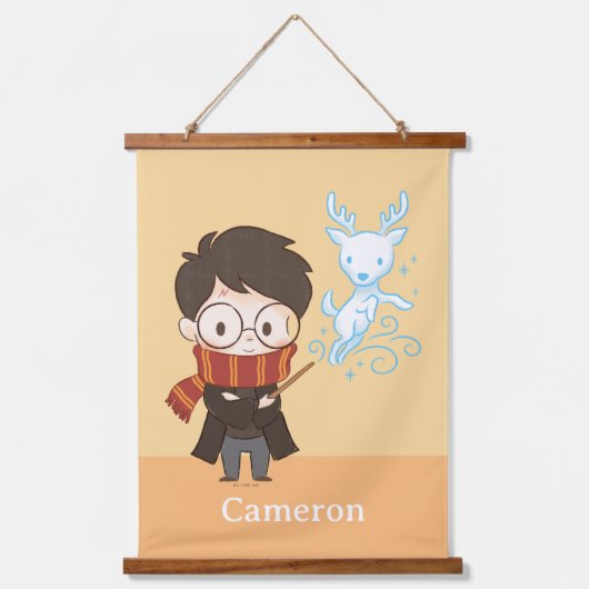 Chibi HARRY POTTER™ Patronus Hangend Wandkleed (Voorkant)