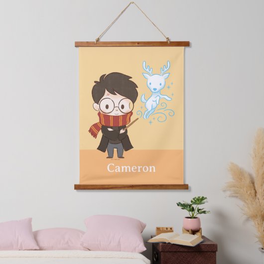 Chibi HARRY POTTER™ Patronus Hangend Wandkleed (Slaapkamer)