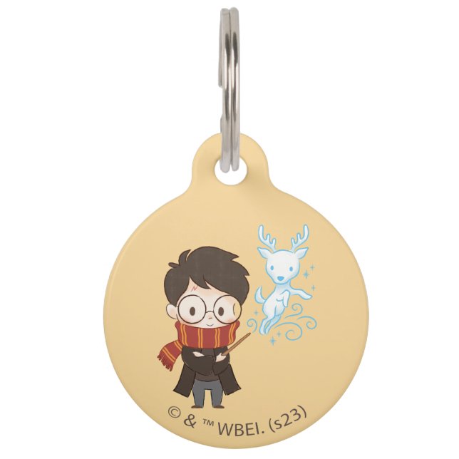 Chibi HARRY POTTER™ Patronus Huisdierpenning (Voorkant)