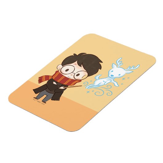 Chibi HARRY POTTER™ Patronus Magneet (Linkerzijde)