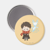 Chibi HARRY POTTER™ Patronus Magneet (Voorkant / Achterkant)