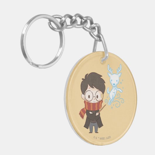 Chibi HARRY POTTER™ Patronus Sleutelhanger (Voorkant Links)