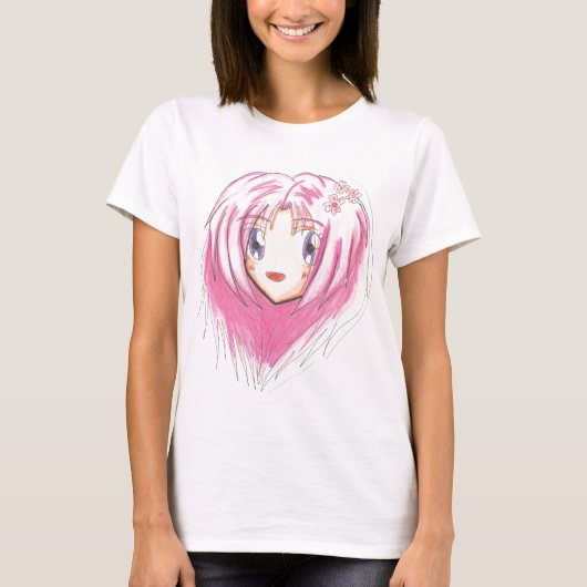 Chibi Head Mio T-shirt (Voorkant)