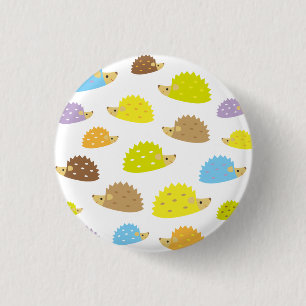 chibi hedgel ronde button 3,2 cm