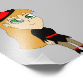 chibi heks foto afdruk (Hoek)