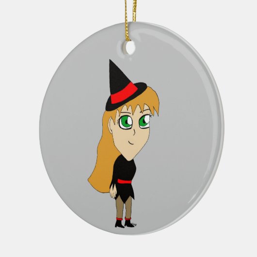 chibi heks keramisch ornament (Links)