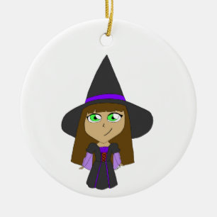 chibi heks keramisch ornament