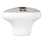 chibi heks keramische knop (Zijkant)