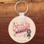 Chibi Hermelien "Mischief Managed" Sleutelhanger (Voorkant)