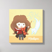 Chibi Hermione Granger Patronus Canvas Afdruk (Voorkant)