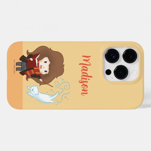 Chibi Hermione Granger Patronus Case-Mate iPhone Case (Achterkant (horizontaal))