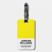 Chibi Heroes Dancing Bagagelabel (Achterkant verticaal)