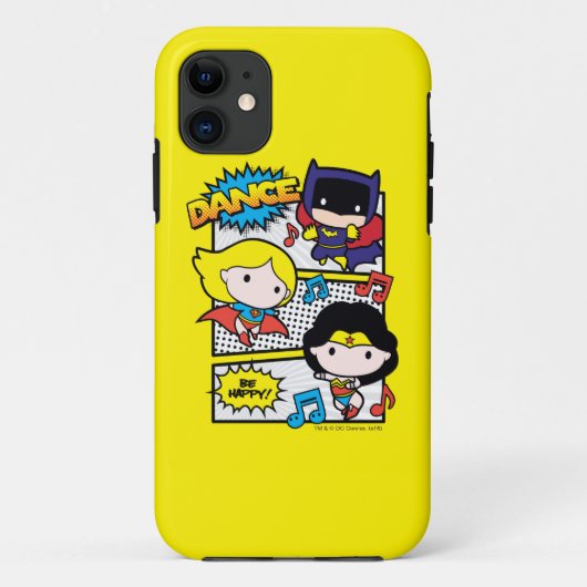 Chibi Heroes Dancing Case-Mate iPhone Case (Achterkant)