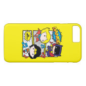 Chibi Heroes Dancing Case-Mate iPhone Case (Achterkant (Horizontaal))
