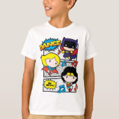 Chibi Heroes Dancing T-shirt (Voorkant)