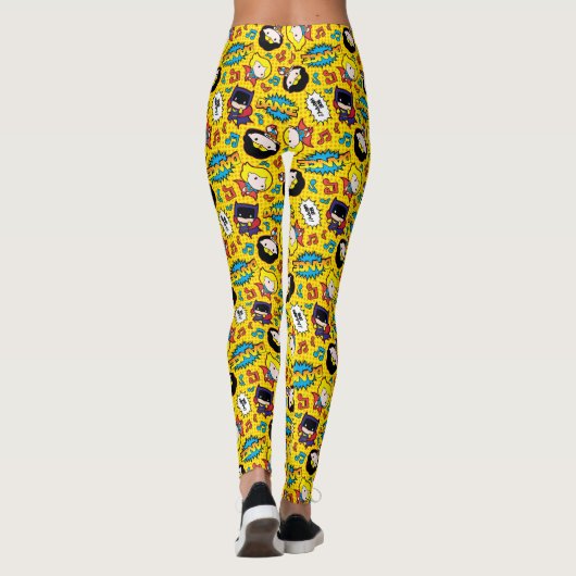 Chibi Heroine Dance Pattern Leggings (Achterkant)