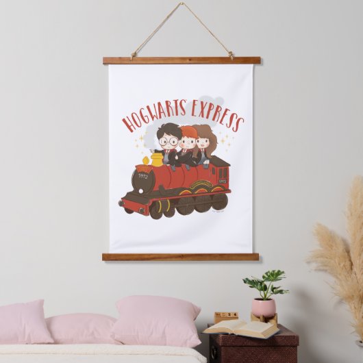 Chibi HOGWARTS EXPRESS™ Ride Hangend Wandkleed (Slaapkamer)