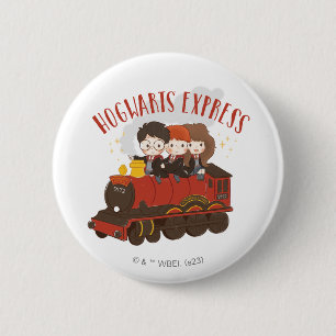 Chibi HOGWARTS EXPRESS™ Rit Ronde Button 5,7 Cm