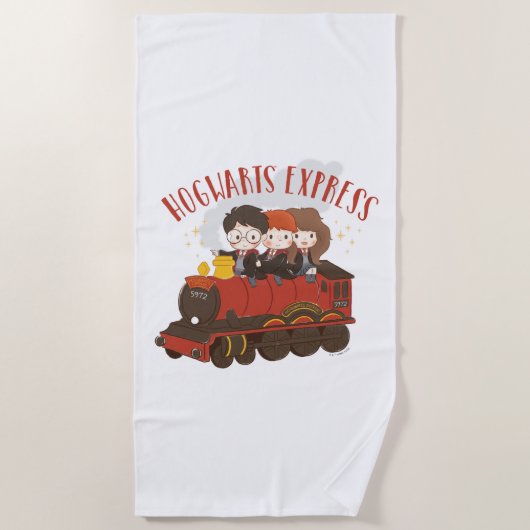 Chibi HOGWARTS EXPRESS™ rit Strandlaken (Voorkant)