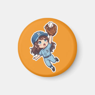 Chibi-honkbaleditie - springende vangst magneet