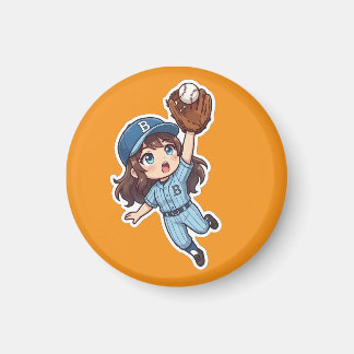 Chibi-honkbaleditie - springende vangst magneet