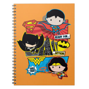 Chibi is klaar voor actie! notitieboek
