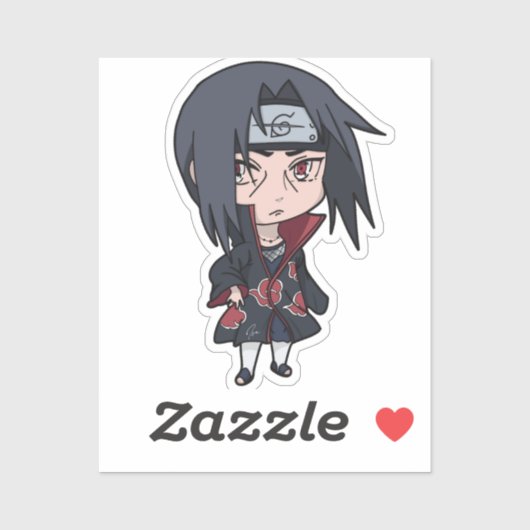 Chibi Itachi Uchiha - Anime Style Sticker (Vel)