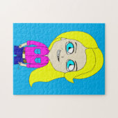 chibi jigzaag puzzel (Horizontaal)